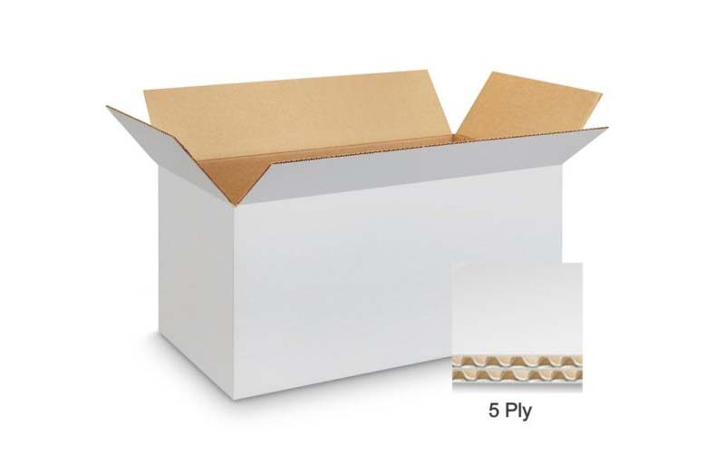 White Corrugated Box 5 Ply​